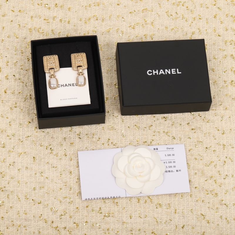 Ch*el earrings
